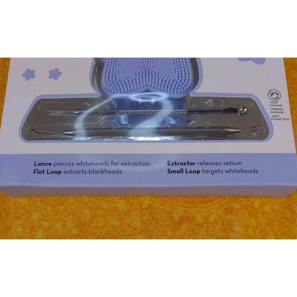 Crème Shop Starlit Clear‎ Complexion Kit Massager And 2 Double-Ended Extracting